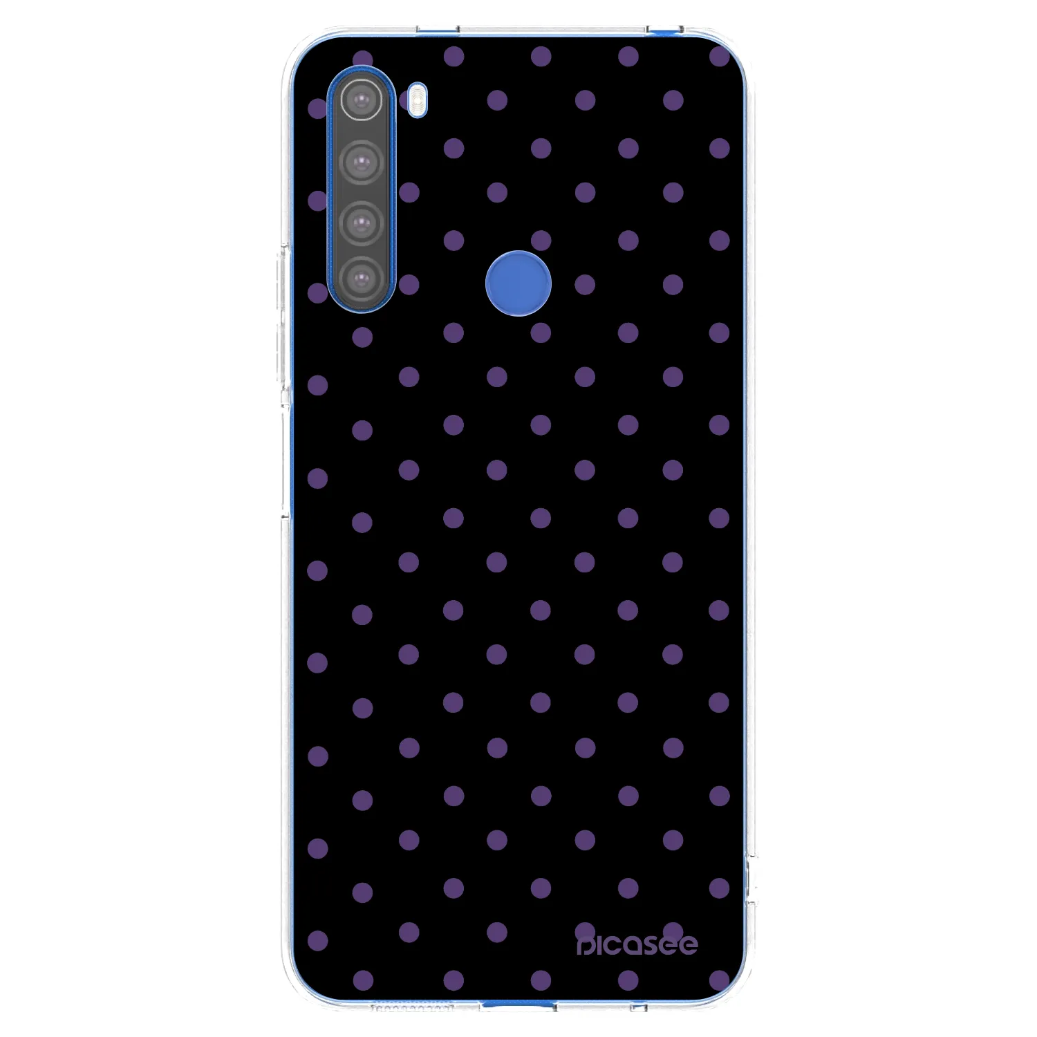 Picasee silikonowe przeźroczyste etui na Xiaomi Redmi Note 8T - Flickers