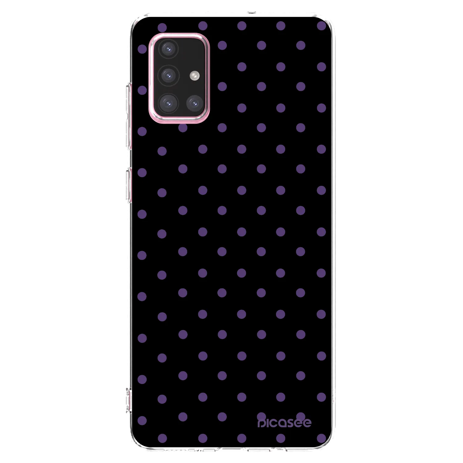 Picasee silikonowe przeźroczyste etui na Samsung Galaxy A71 A715F - Flickers