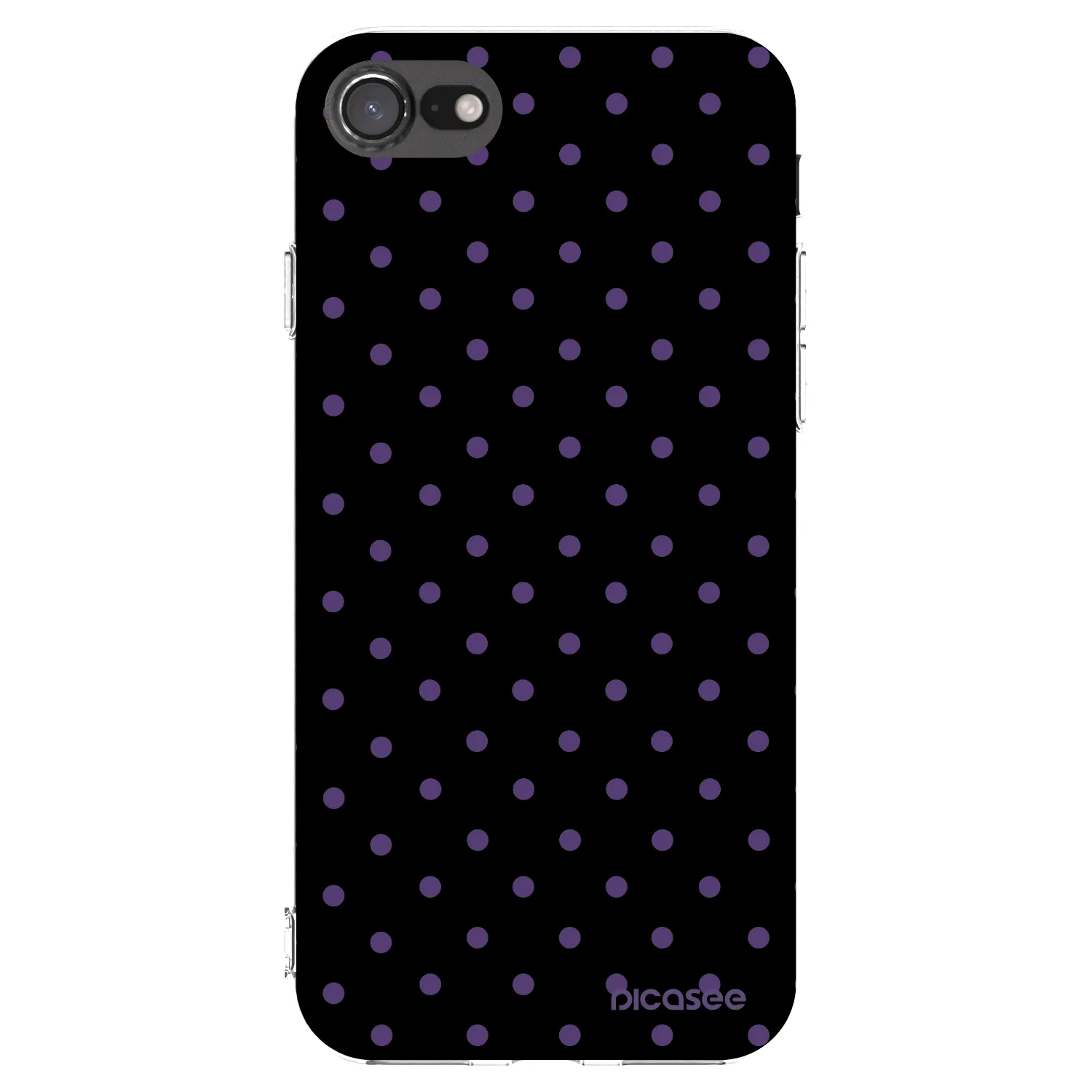 Picasee silikonowe przeźroczyste etui na Apple iPhone SE 2020 - Flickers