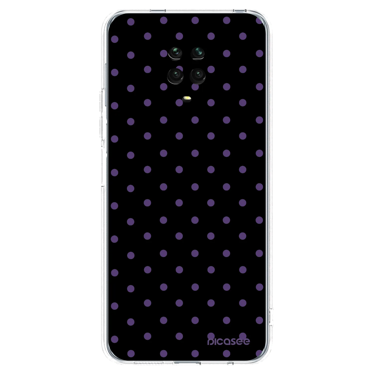 Picasee silikonowe przeźroczyste etui na Xiaomi Redmi Note 9 Pro - Flickers