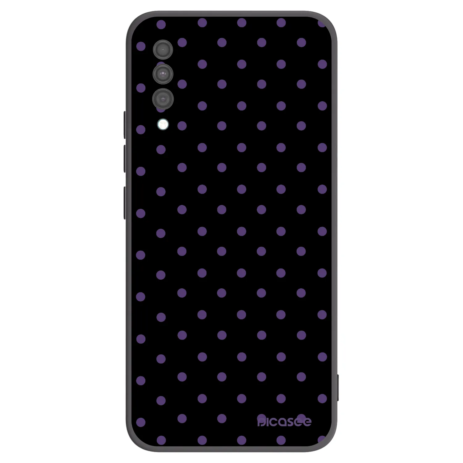 Picasee silikonowe czarne etui na Samsung Galaxy A30s A307F - Flickers