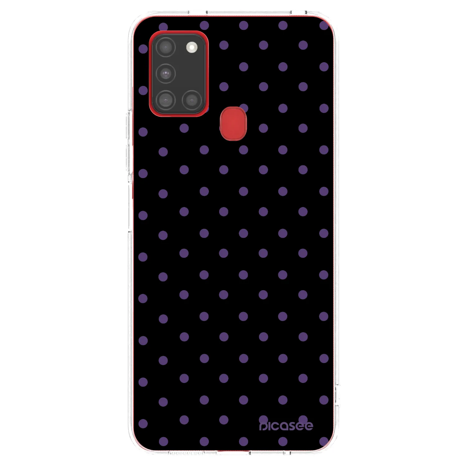 Picasee silikonowe przeźroczyste etui na Samsung Galaxy A21s - Flickers