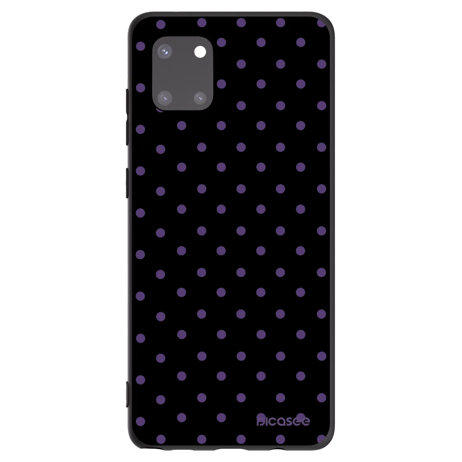 Picasee silikonowe czarne etui na Samsung Galaxy Note 10 Lite N770F - Flickers