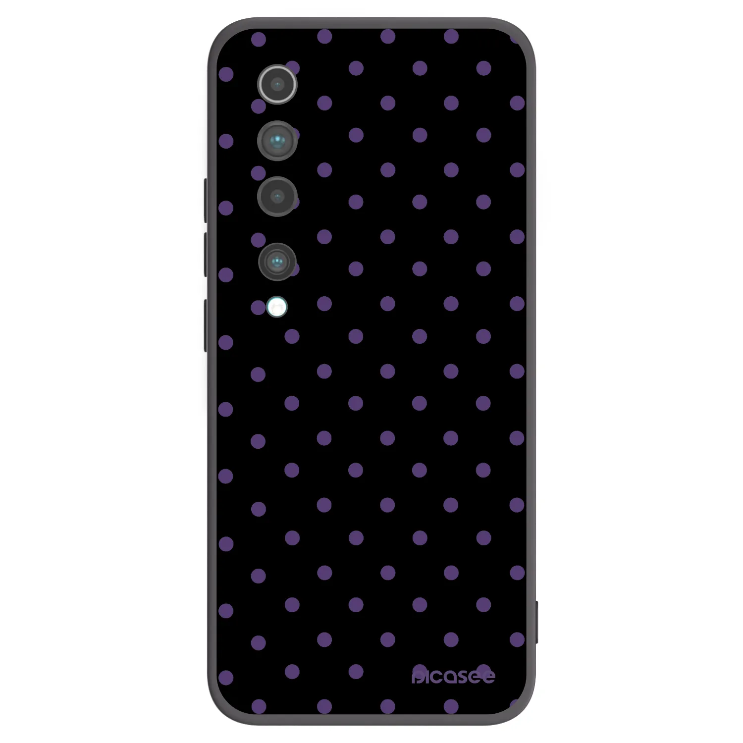 Picasee silikonowe czarne etui na Xiaomi Mi 10 - Flickers