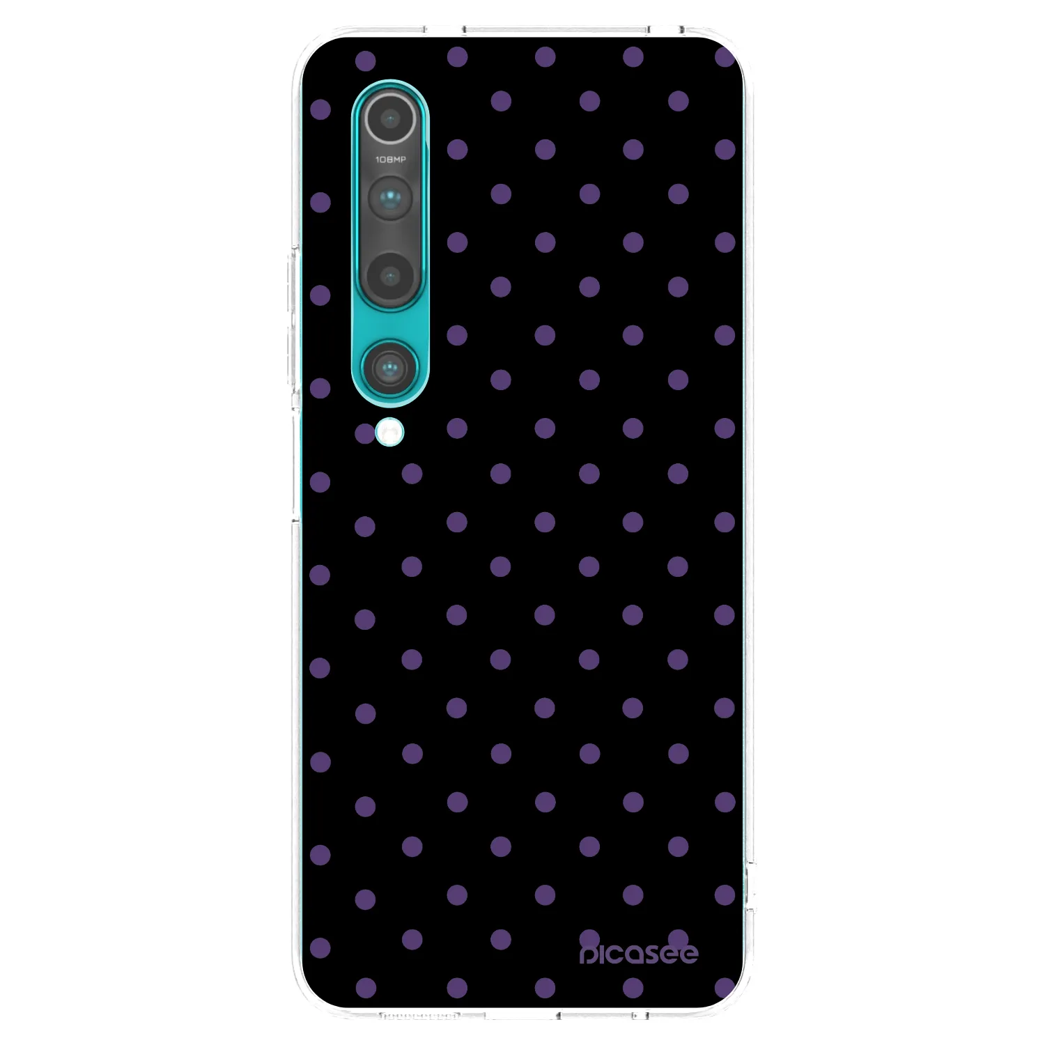 Picasee silikonowe przeźroczyste etui na Xiaomi Mi 10 - Flickers