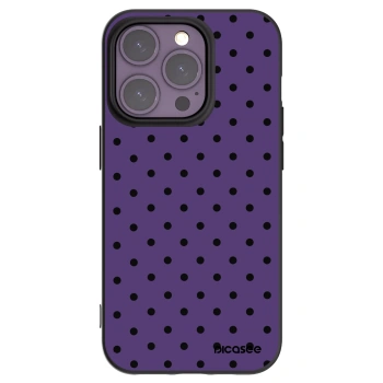 Picasee silikonowe czarne etui na Apple iPhone 14 Pro - Flickers 2