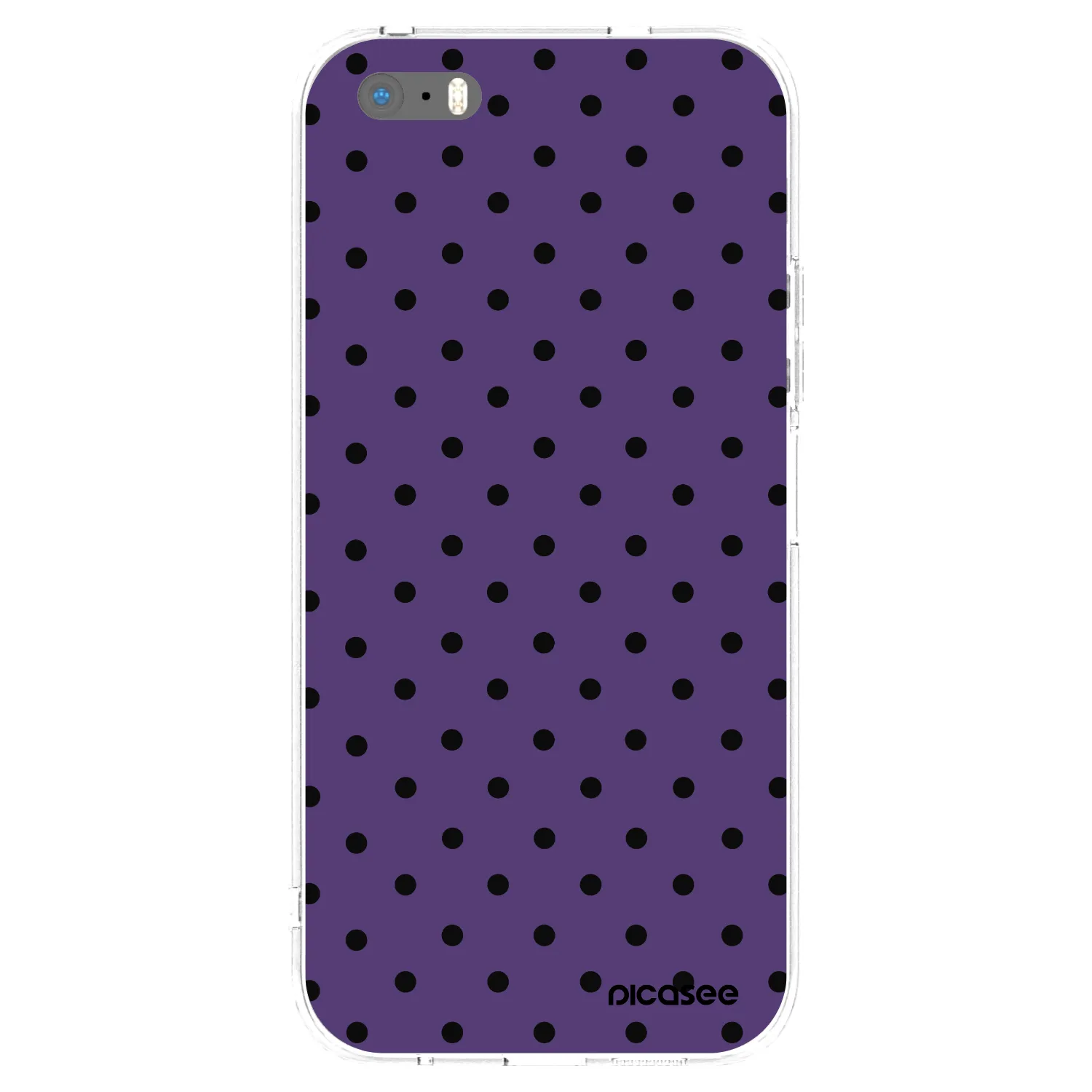 Picasee silikonowe przeźroczyste etui na Apple iPhone 5/5S/SE - Flickers 2