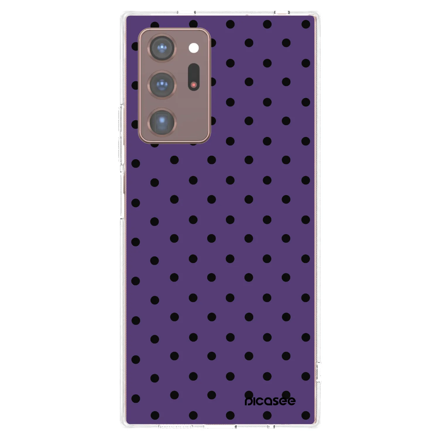 Picasee silikonowe przeźroczyste etui na Samsung Galaxy Note 20 Ultra - Flickers 2