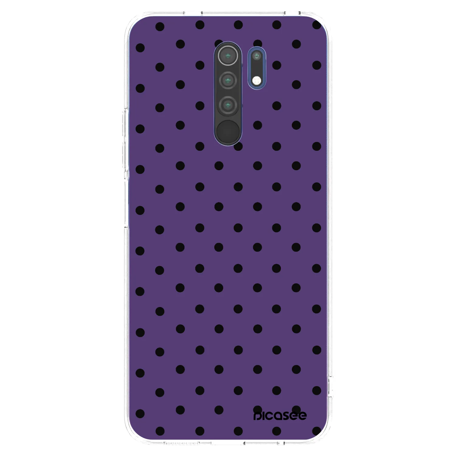 Picasee silikonowe przeźroczyste etui na Xiaomi Redmi 9 - Flickers 2
