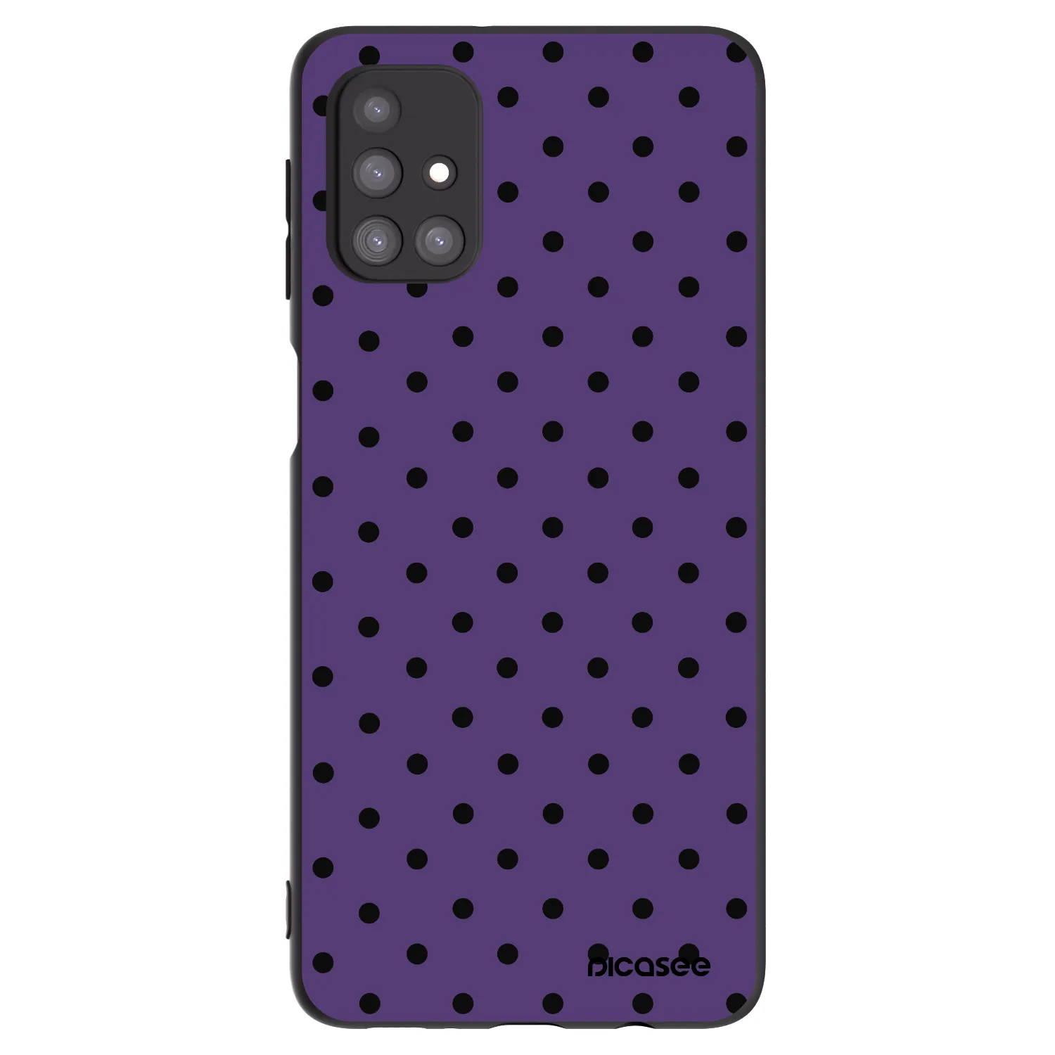 Picasee silikonowe czarne etui na Samsung Galaxy M31s - Flickers 2