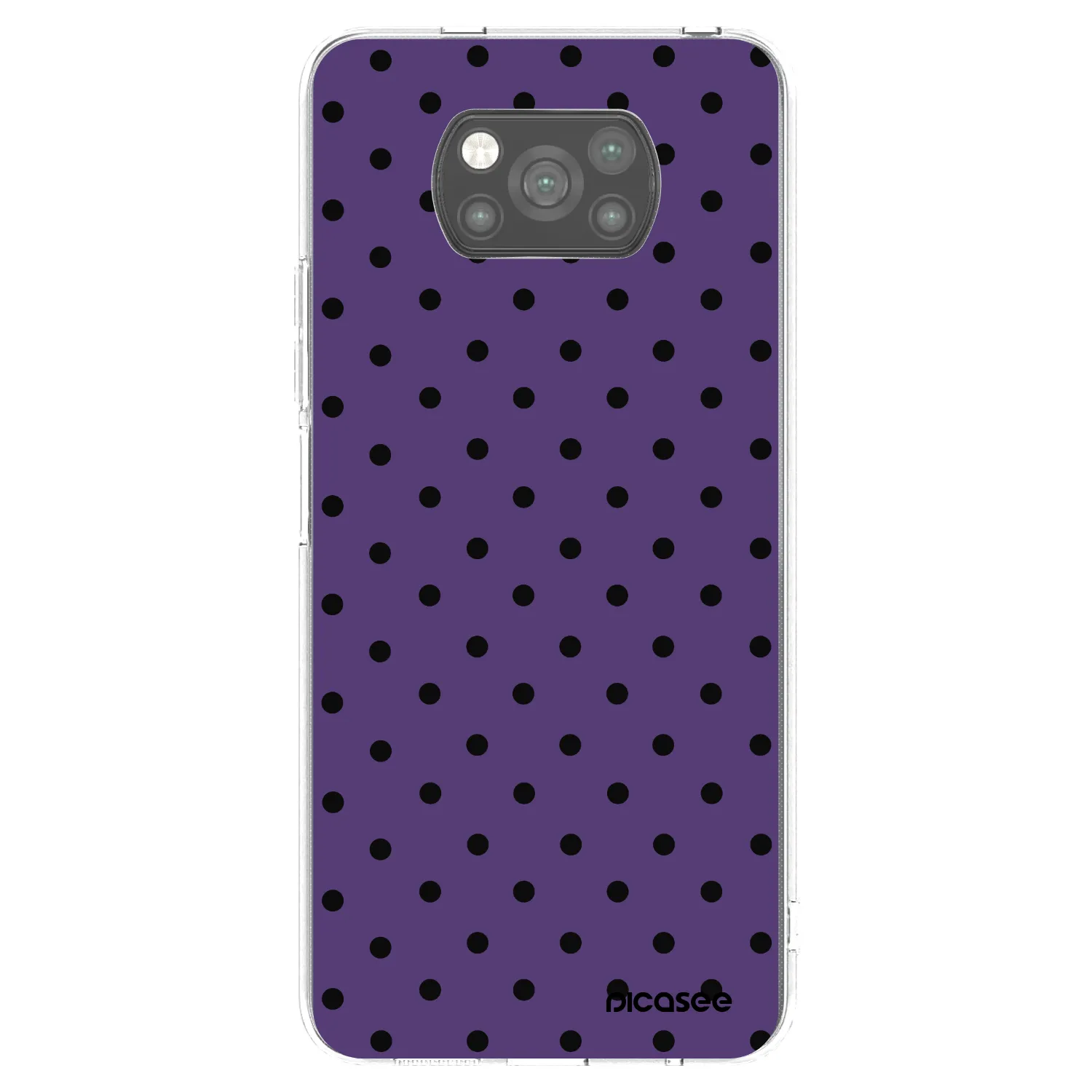 Picasee silikonowe czarne etui na Xiaomi Poco X3 - Flickers 2