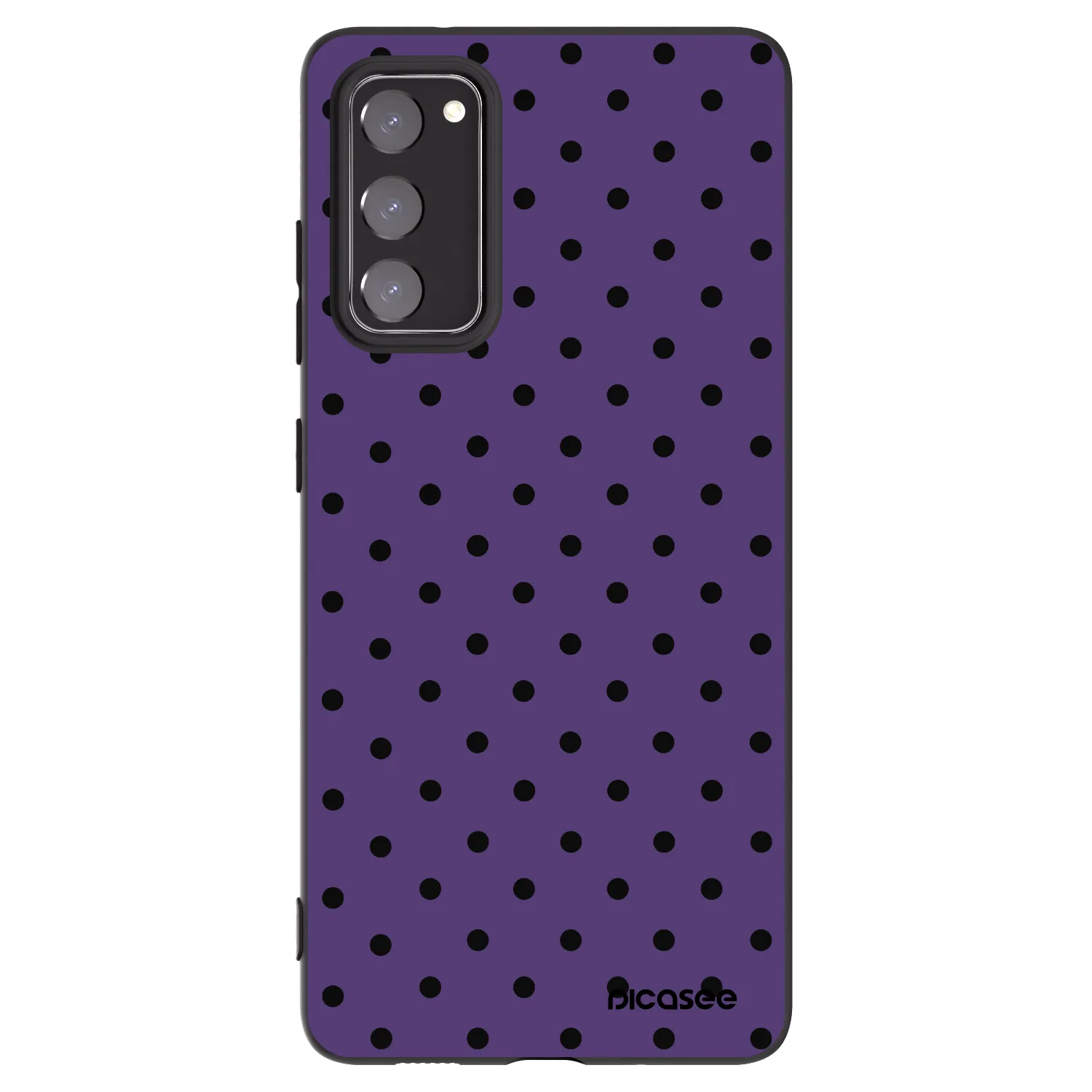 Picasee silikonowe czarne etui na Samsung Galaxy S20 FE - Flickers 2