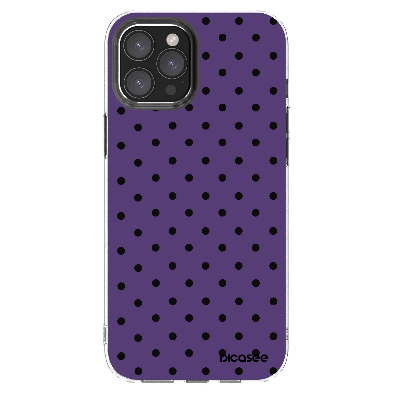 Picasee silikonowe przeźroczyste etui na Apple iPhone 12 Pro Max - Flickers 2
