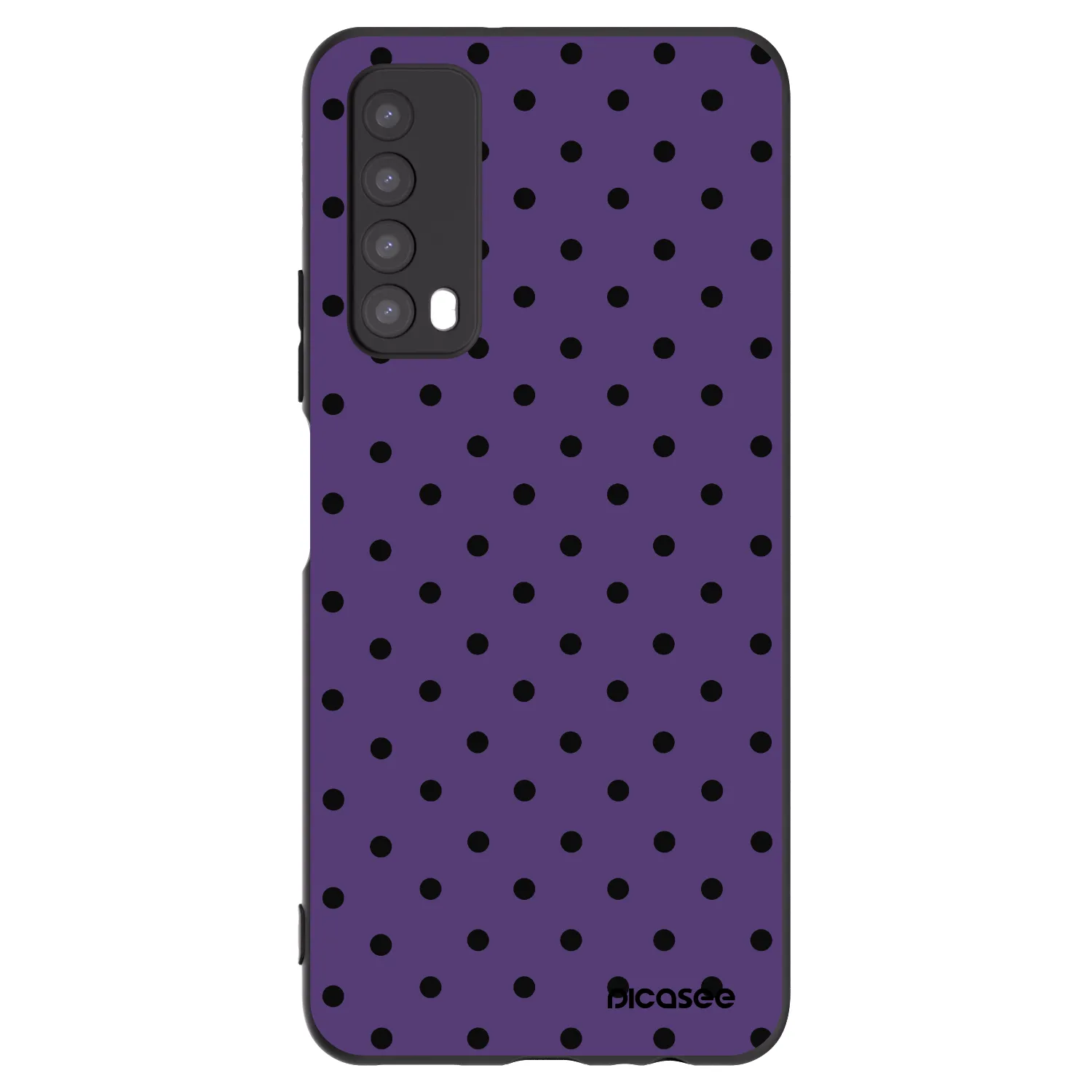 Picasee silikonowe czarne etui na Huawei P Smart 2021 - Flickers 2