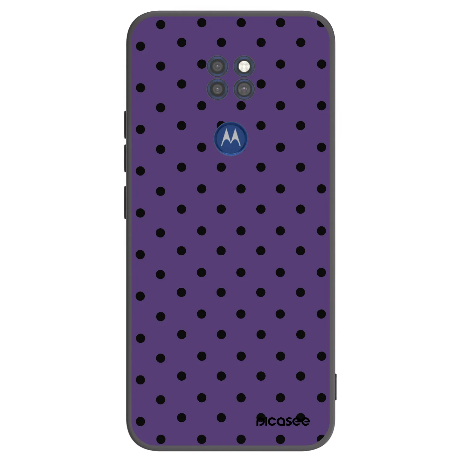 Picasee silikonowe czarne etui na Motorola Moto G9 Play - Flickers 2
