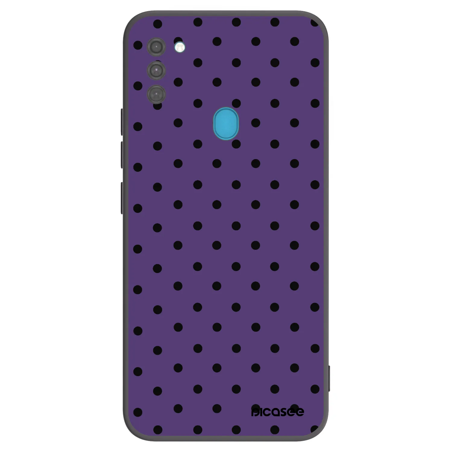 Picasee silikonowe czarne etui na Samsung Galaxy M11 - Flickers 2