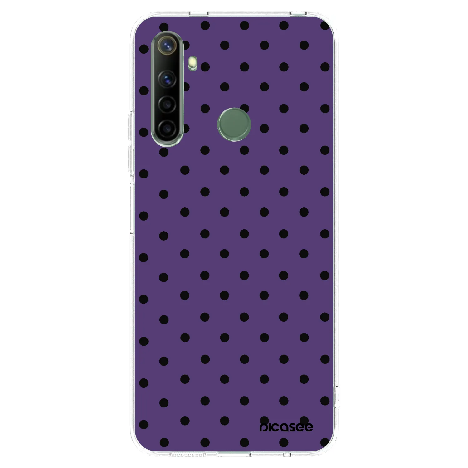 Picasee silikonowe przeźroczyste etui na Realme 6i - Flickers 2