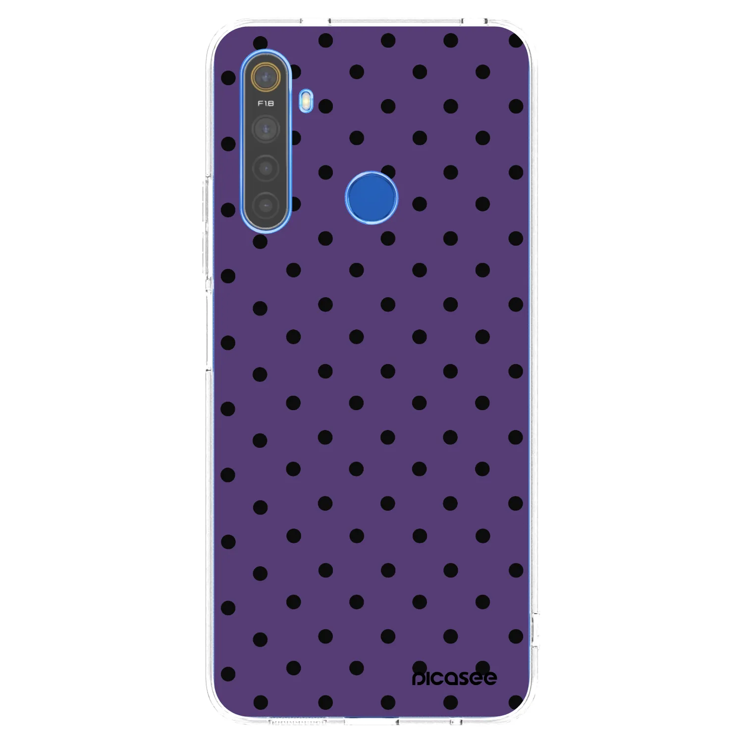 Picasee silikonowe przeźroczyste etui na Realme 5 - Flickers 2