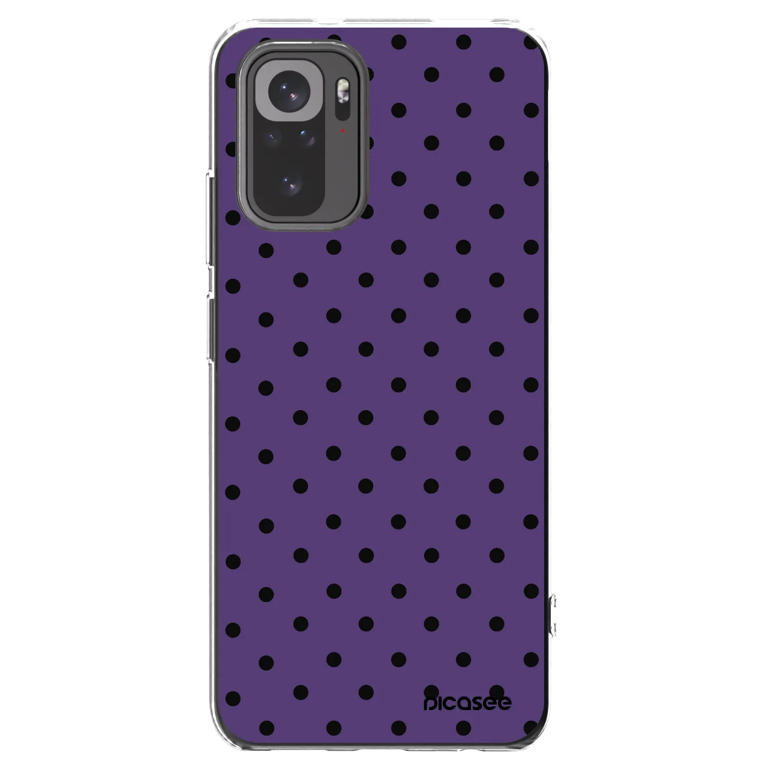 Picasee silikonowe przeźroczyste etui na Xiaomi Redmi Note 10S - Flickers 2