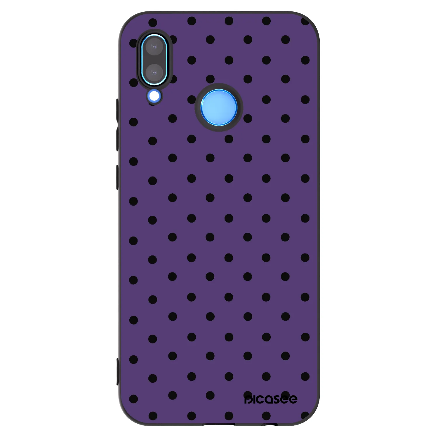 Picasee silikonowe czarne etui na Huawei P20 Lite - Flickers 2