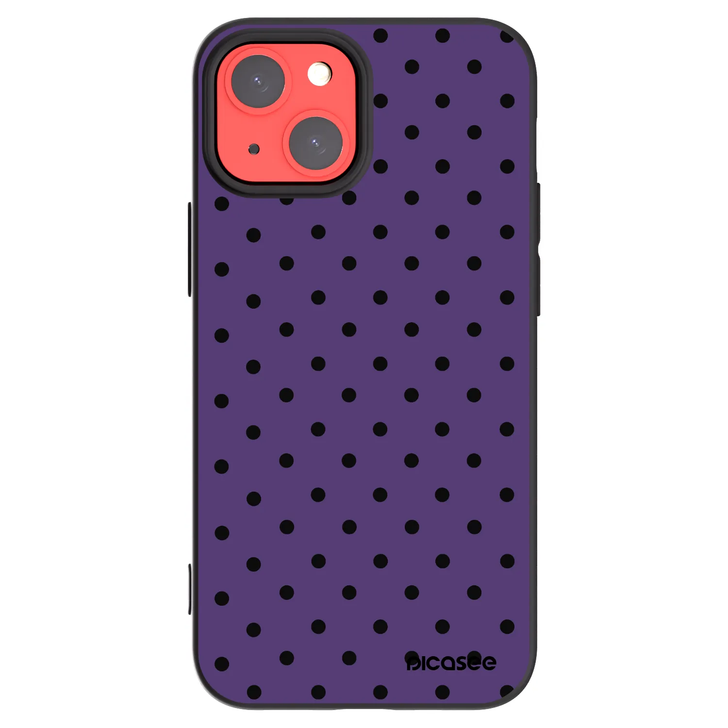 Picasee silikonowe czarne etui na Apple iPhone 13 mini - Flickers 2