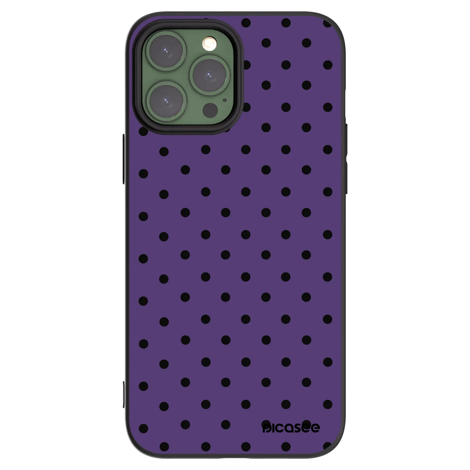 Picasee silikonowe czarne etui na Apple iPhone 13 Pro Max - Flickers 2