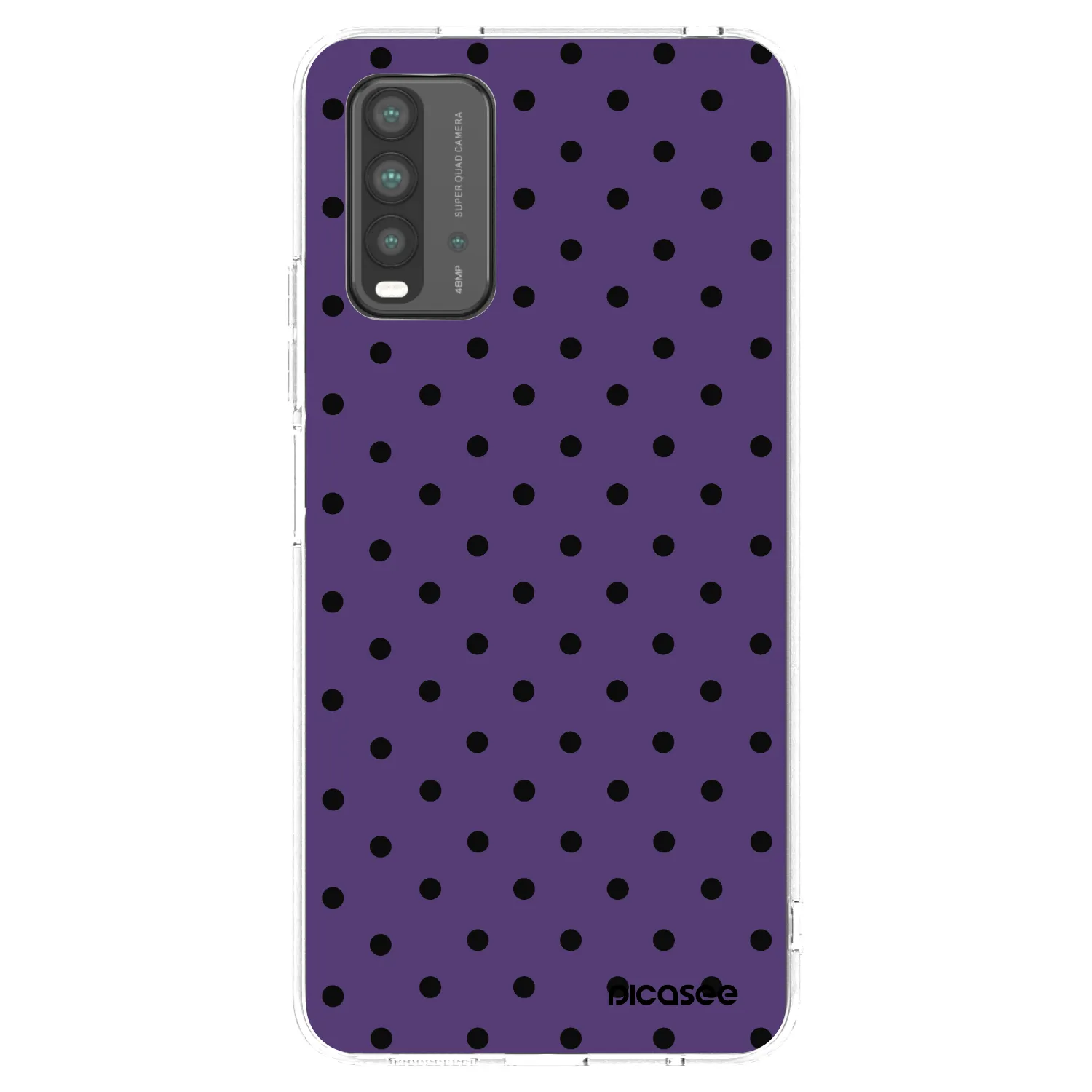 Picasee silikonowe czarne etui na Xiaomi Redmi 9T - Flickers 2