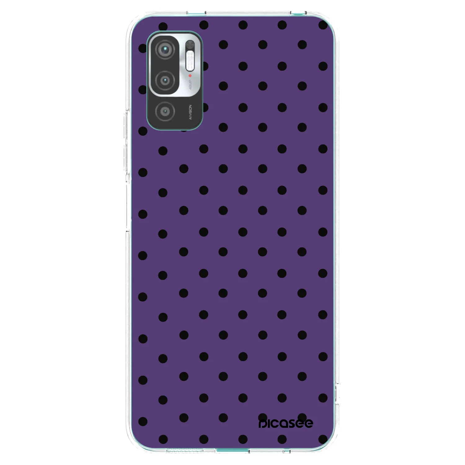 Picasee silikonowe przeźroczyste etui na Xiaomi Redmi Note 10 5G - Flickers 2