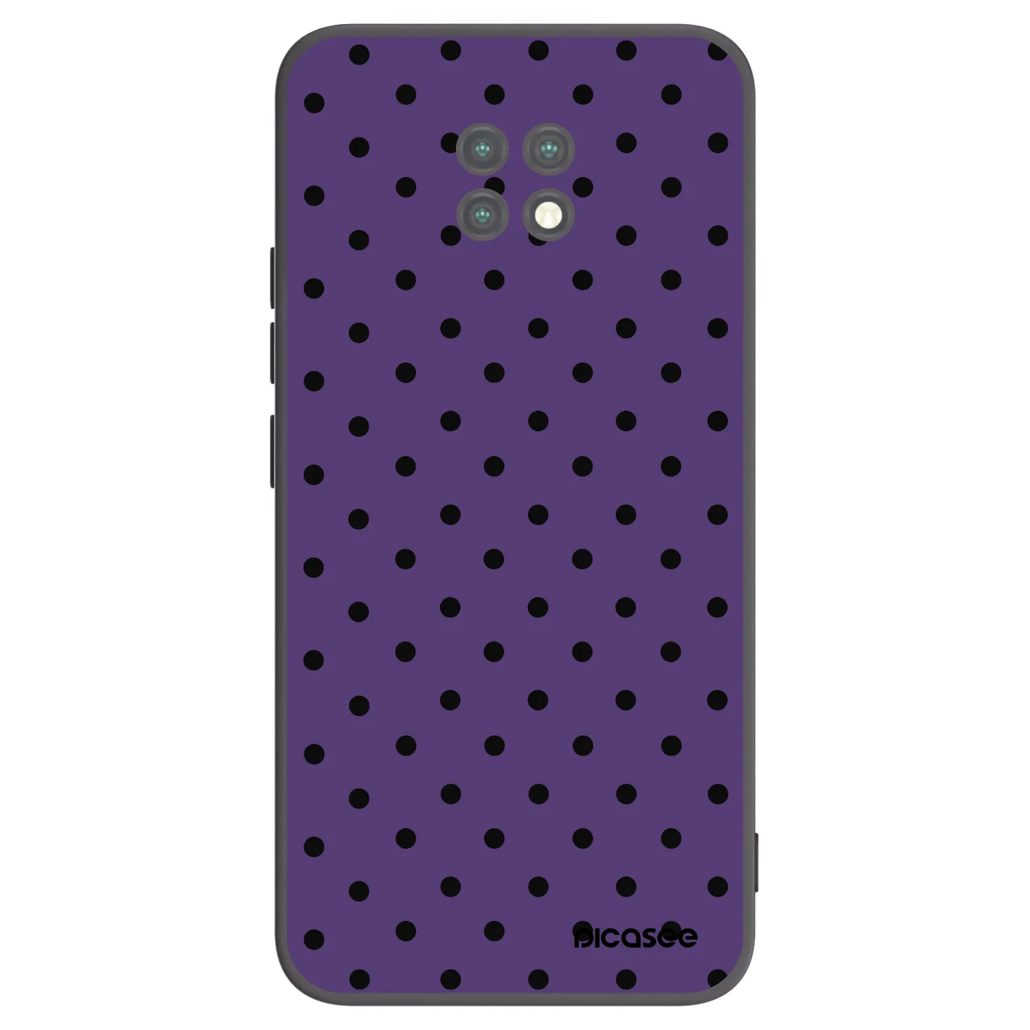 Picasee silikonowe czarne etui na Xiaomi Redmi Note 9T - Flickers 2