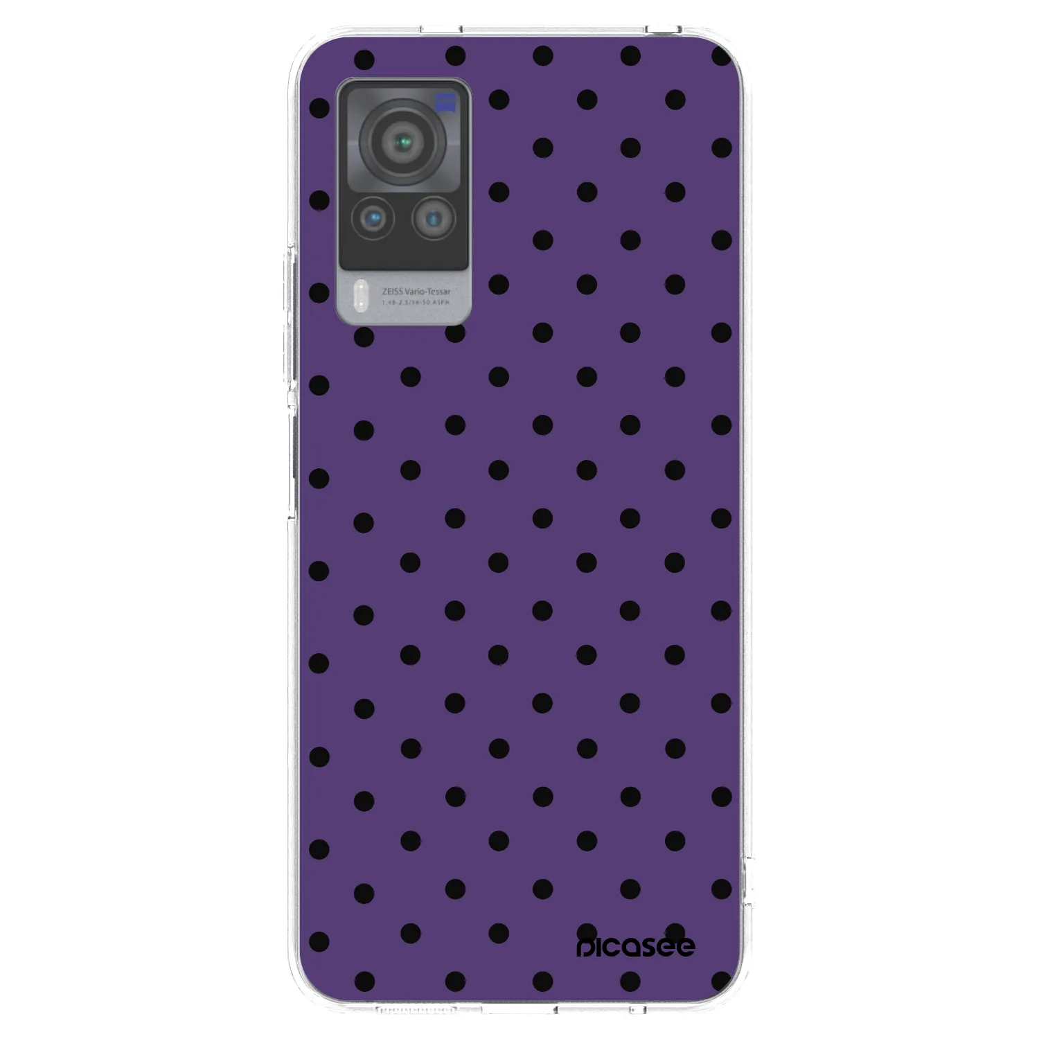 Picasee silikonowe przeźroczyste etui na Vivo X60 Pro 5G - Flickers 2