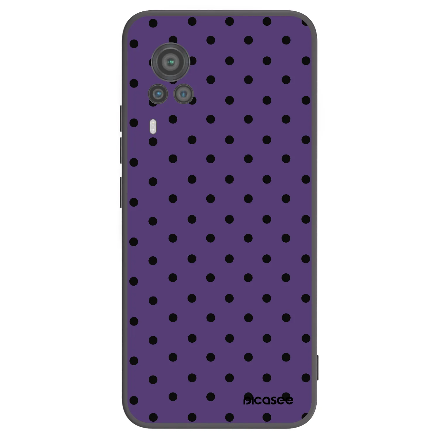 Picasee silikonowe czarne etui na Vivo X60 Pro 5G - Flickers 2