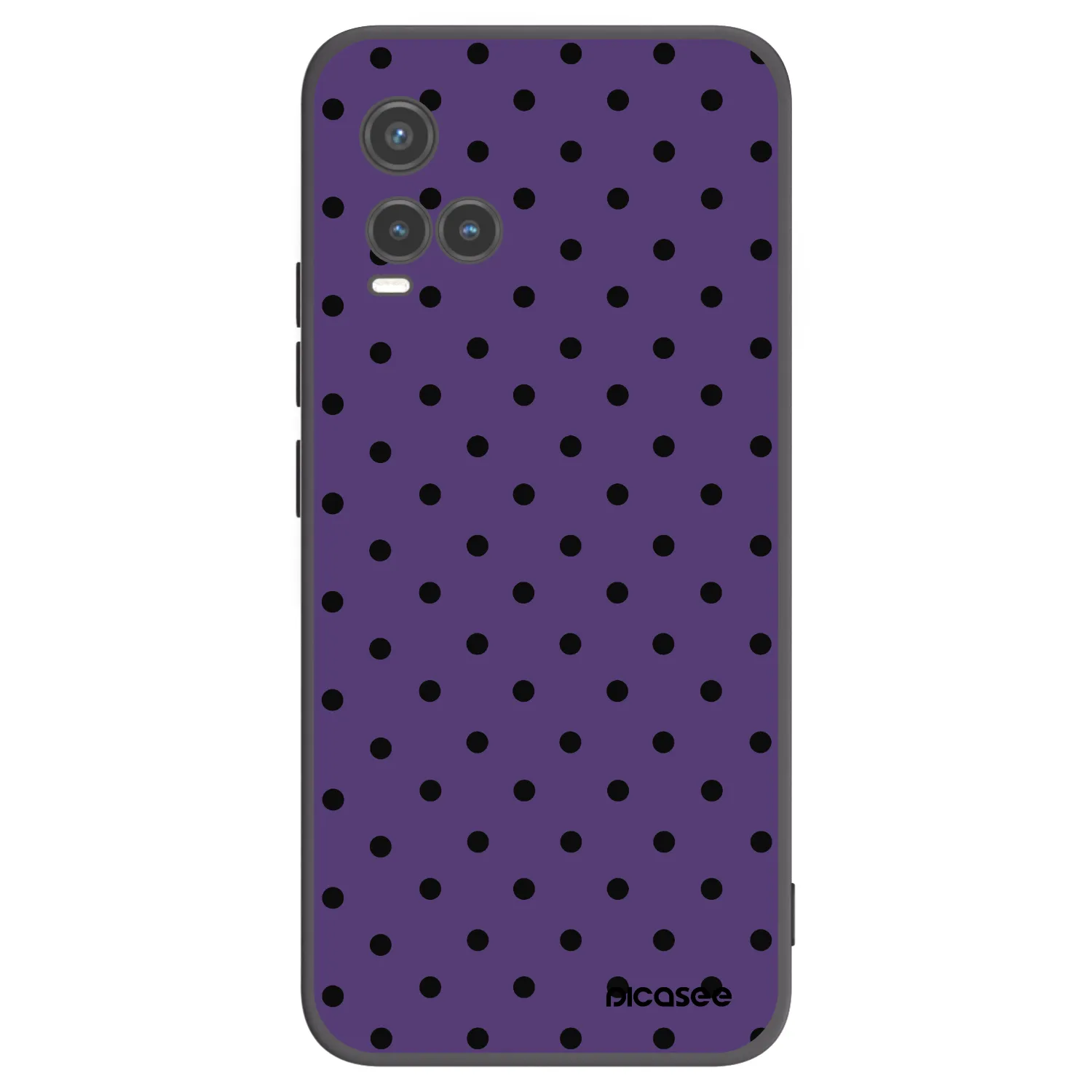 Picasee silikonowe czarne etui na Vivo Y33s - Flickers 2