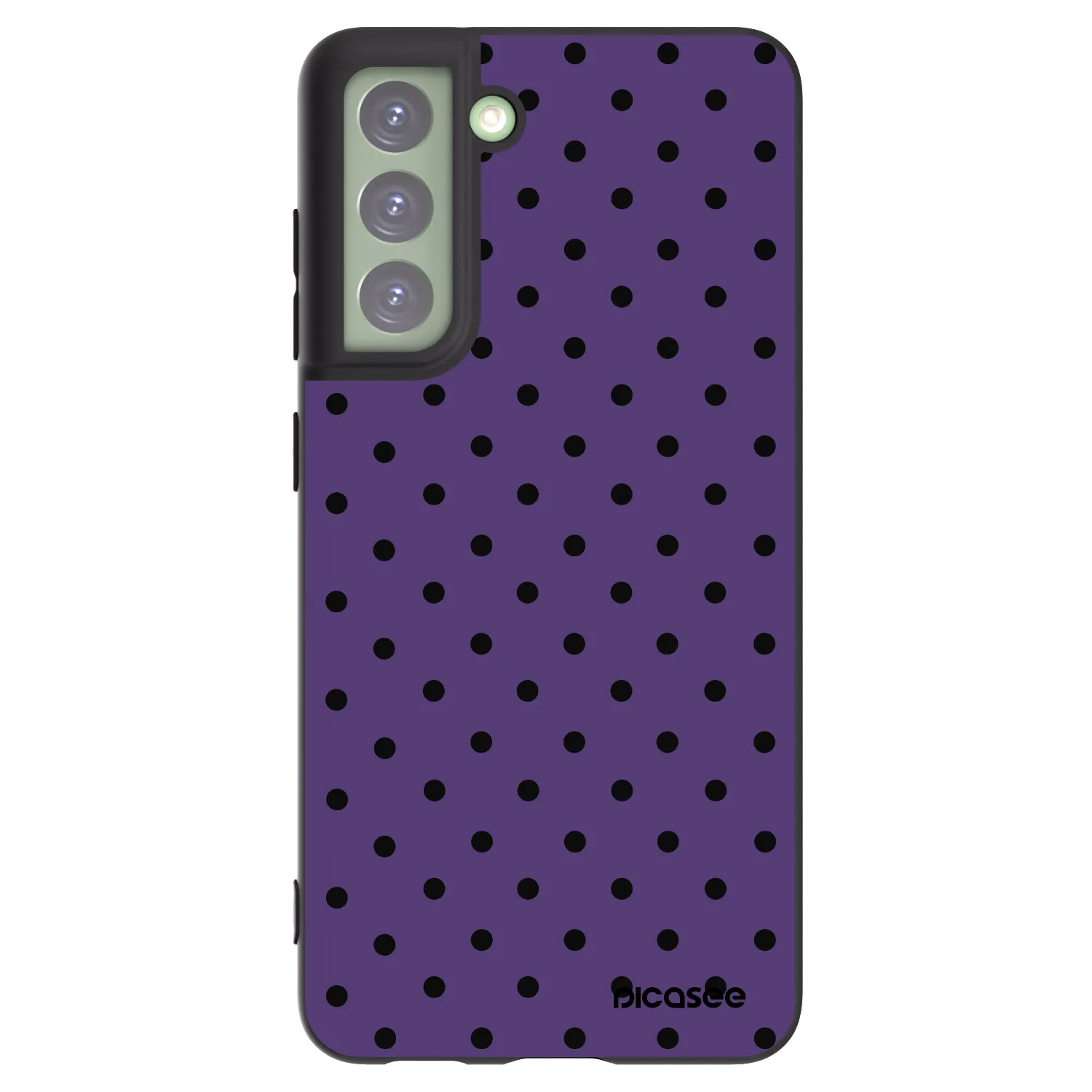 Picasee silikonowe czarne etui na Samsung Galaxy S21 FE 5G - Flickers 2