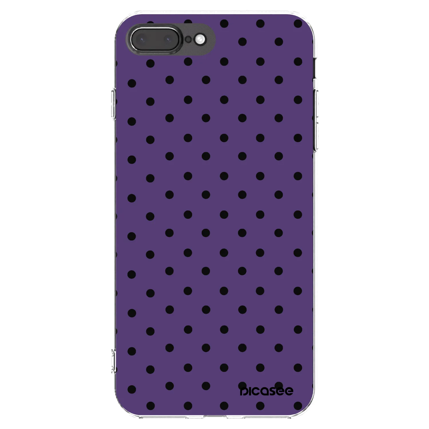 Picasee silikonowe przeźroczyste etui na Apple iPhone 7 Plus - Flickers 2