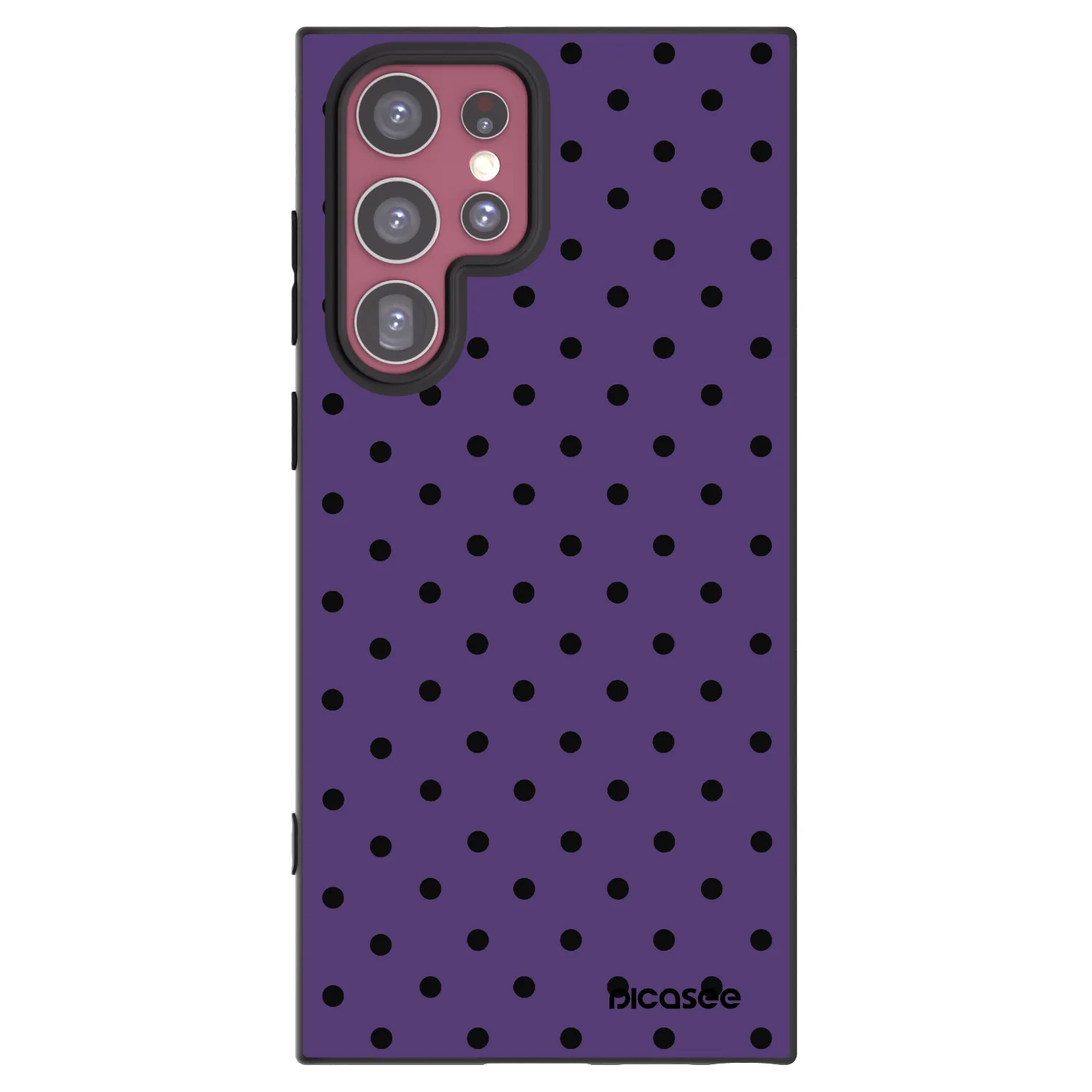 Picasee silikonowe czarne etui na Samsung Galaxy S22 Ultra 5G - Flickers 2