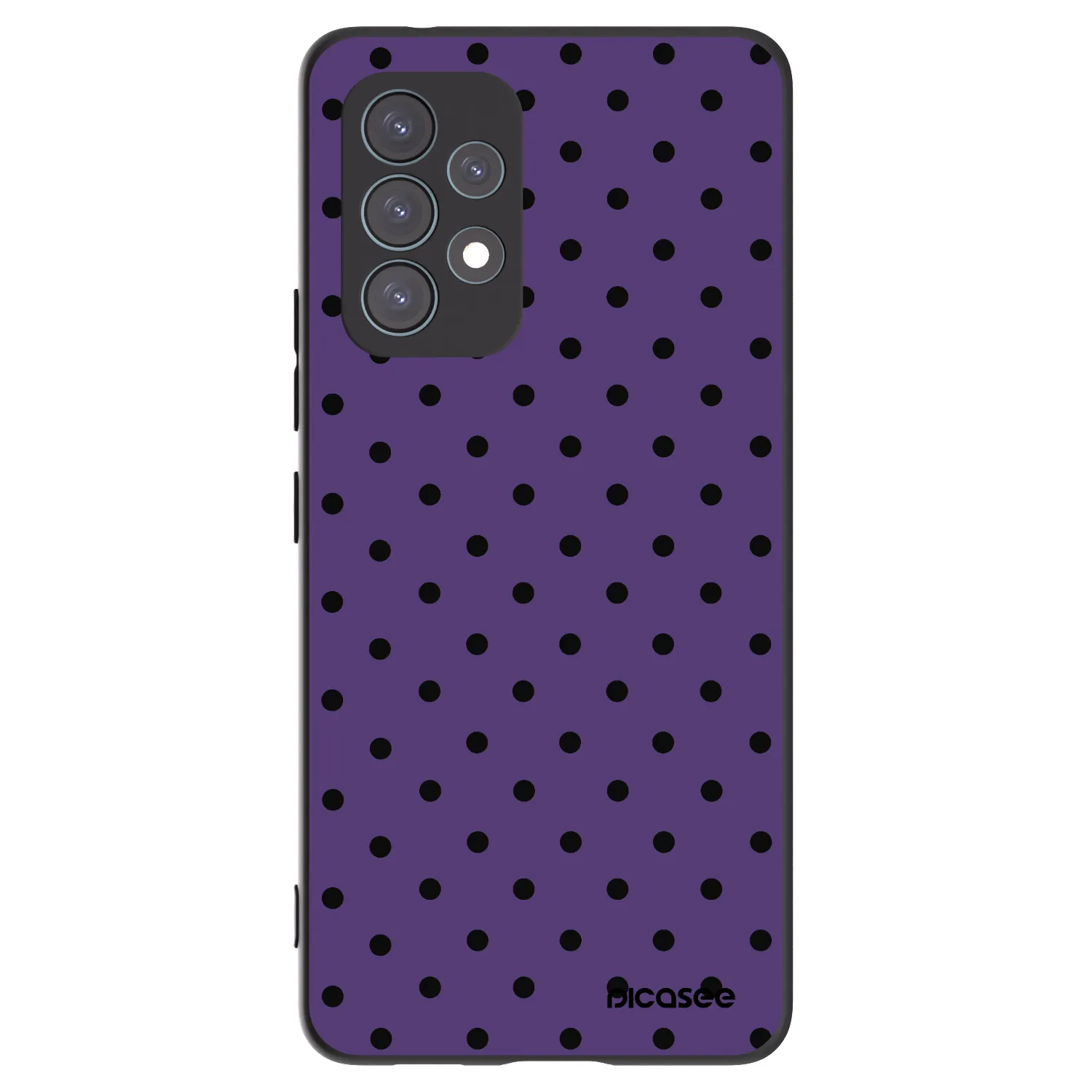Picasee silikonowe czarne etui na Samsung Galaxy A53 5G A536 - Flickers 2