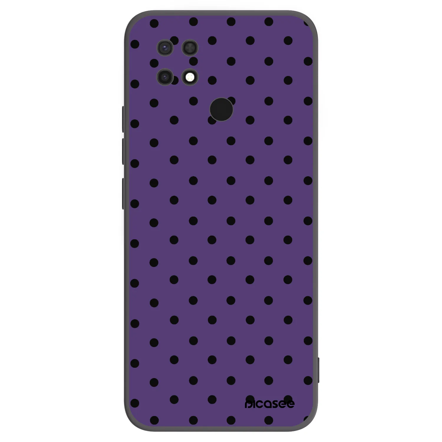 Picasee silikonowe czarne etui na Xiaomi Redmi 10C - Flickers 2