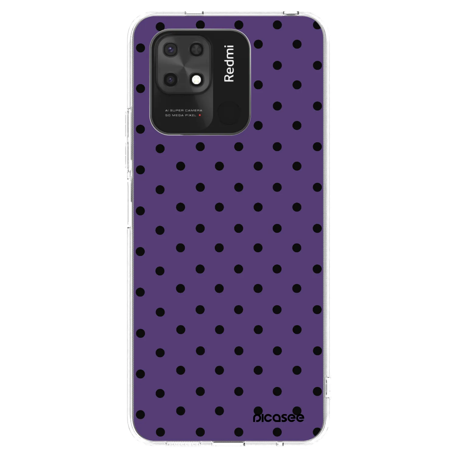 Picasee silikonowe przeźroczyste etui na Xiaomi Redmi 10C - Flickers 2