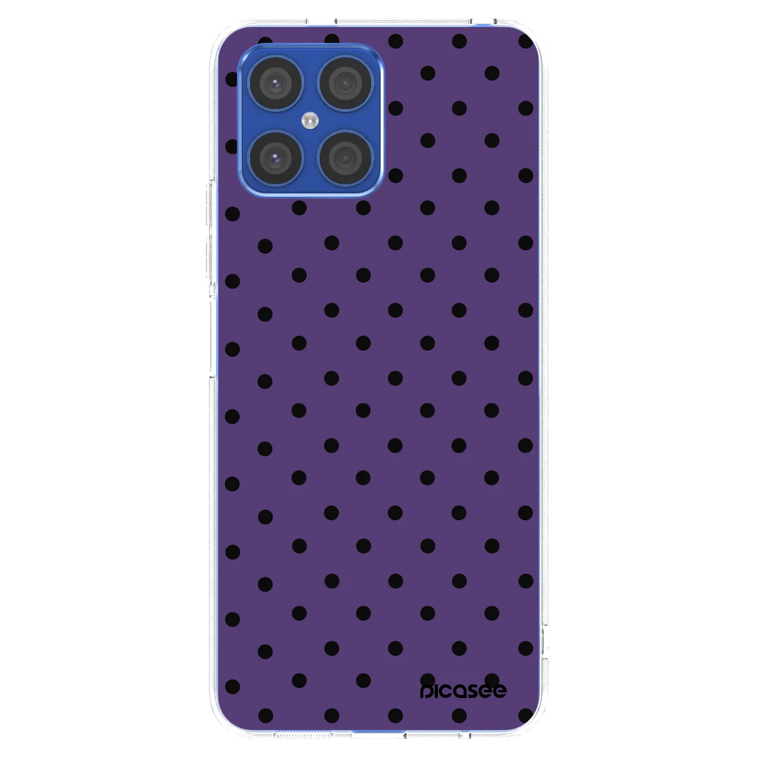 Picasee silikonowe przeźroczyste etui na Honor X8 4G - Flickers 2