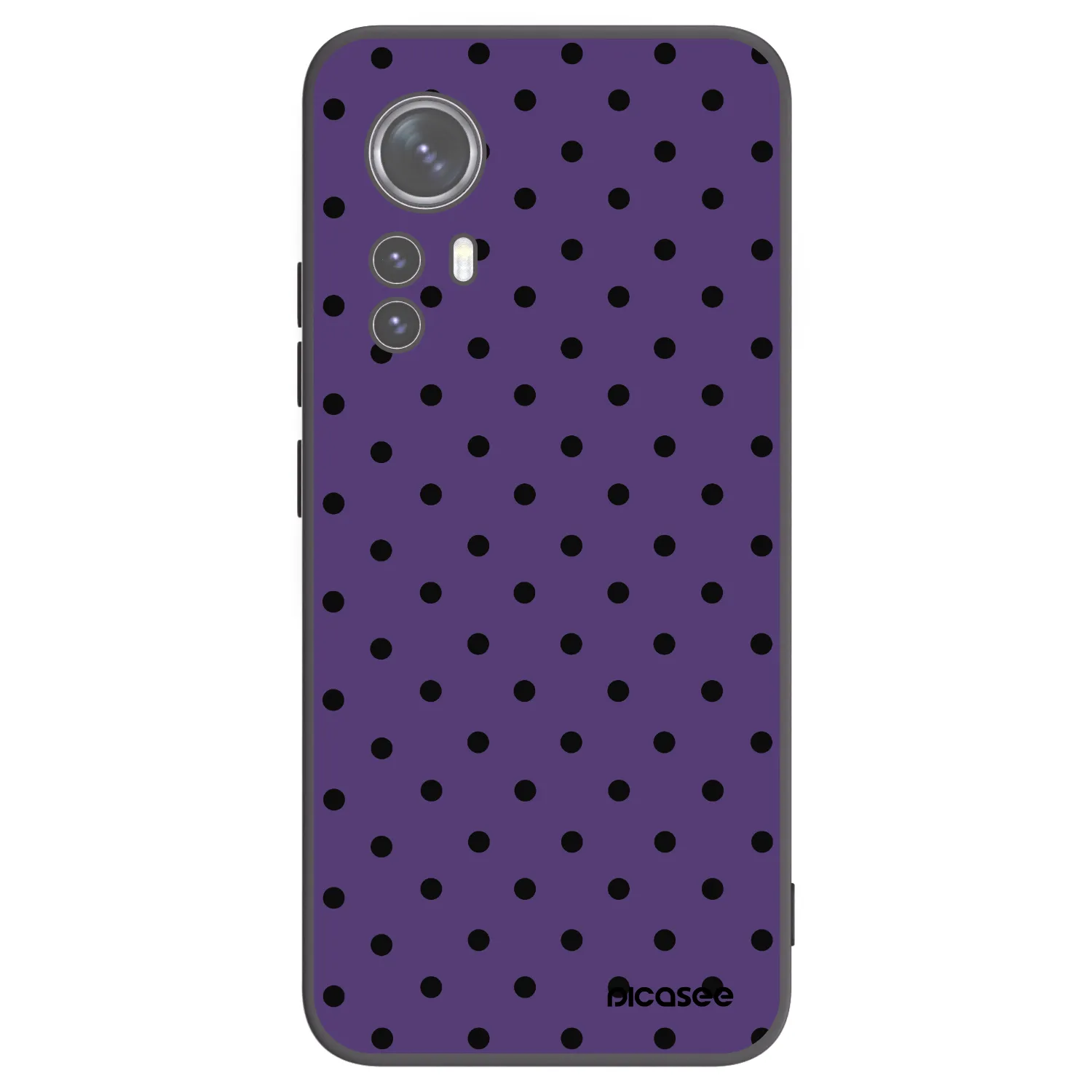 Picasee silikonowe czarne etui na Xiaomi 12X - Flickers 2