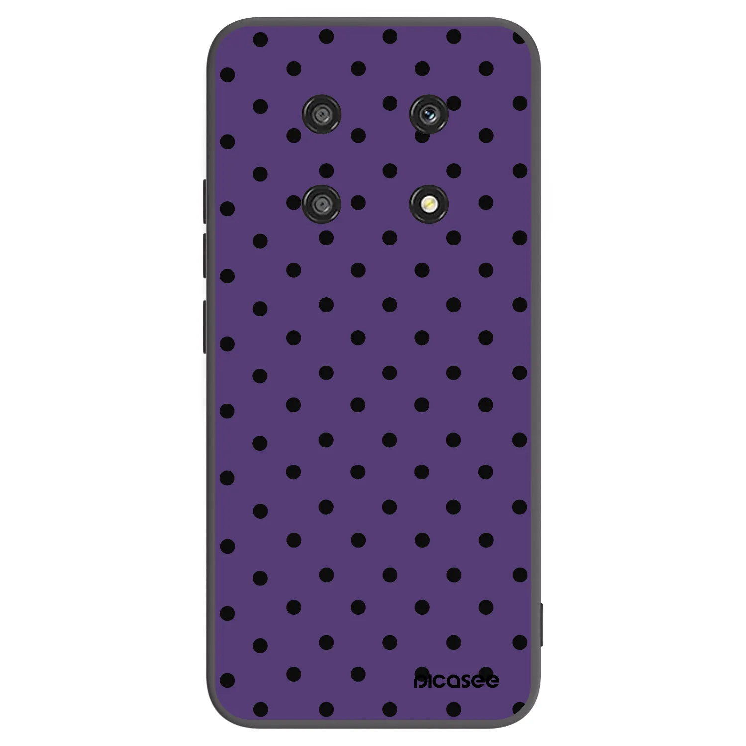 Picasee silikonowe czarne etui na Honor Magic4 Lite 5G - Flickers 2