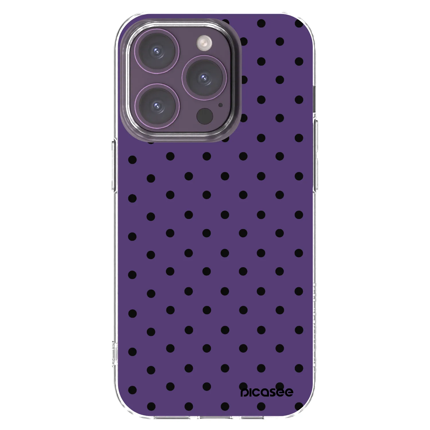 Picasee silikonowe przeźroczyste etui na Apple iPhone 14 Pro - Flickers 2