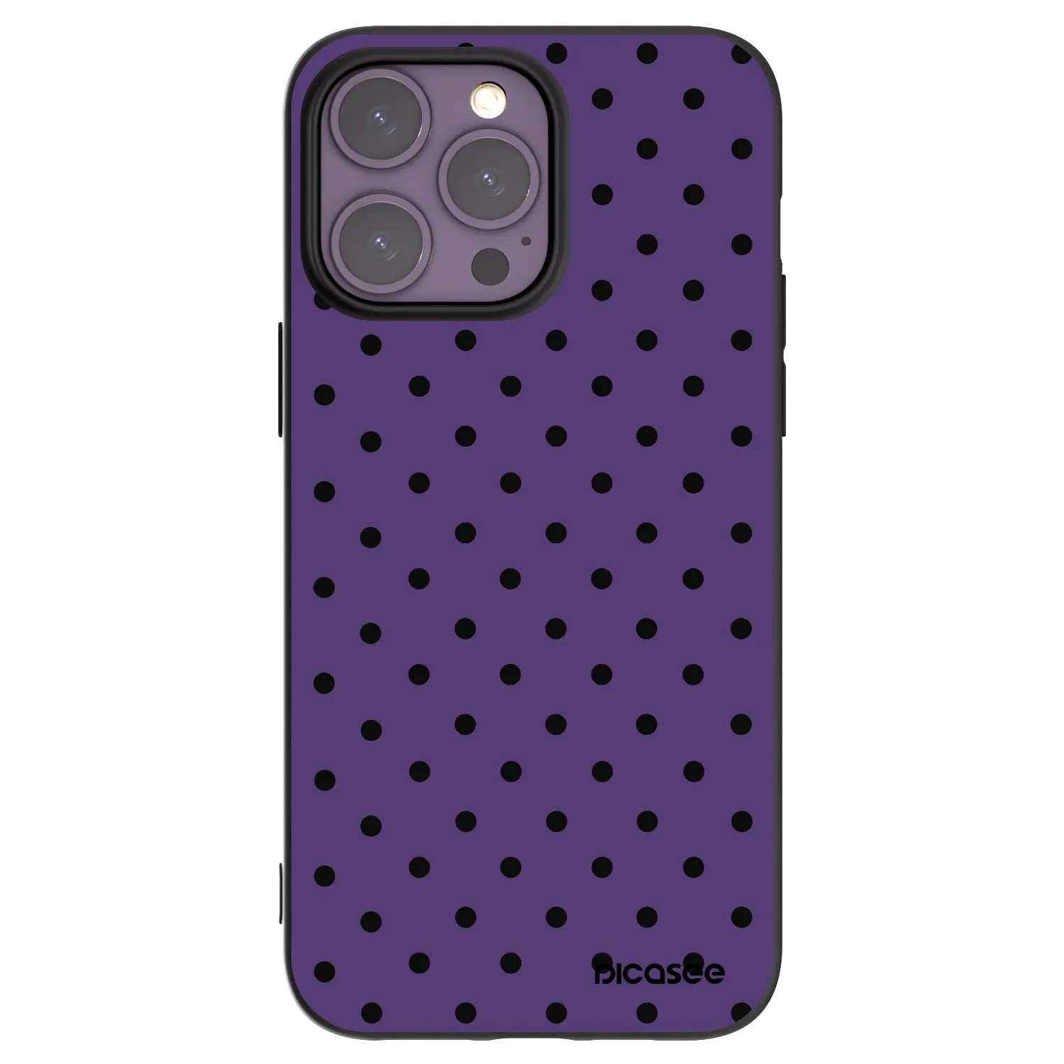 Picasee silikonowe czarne etui na Apple iPhone 14 Pro Max - Flickers 2