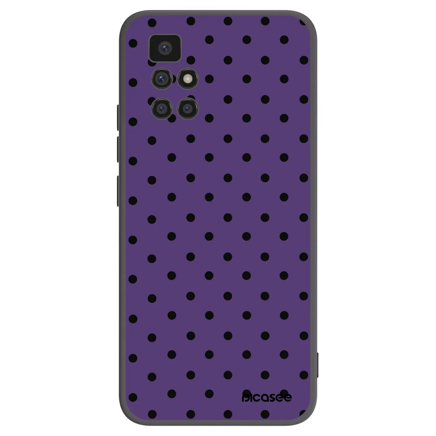Picasee silikonowe czarne etui na Xiaomi Redmi 10 (2022) - Flickers 2