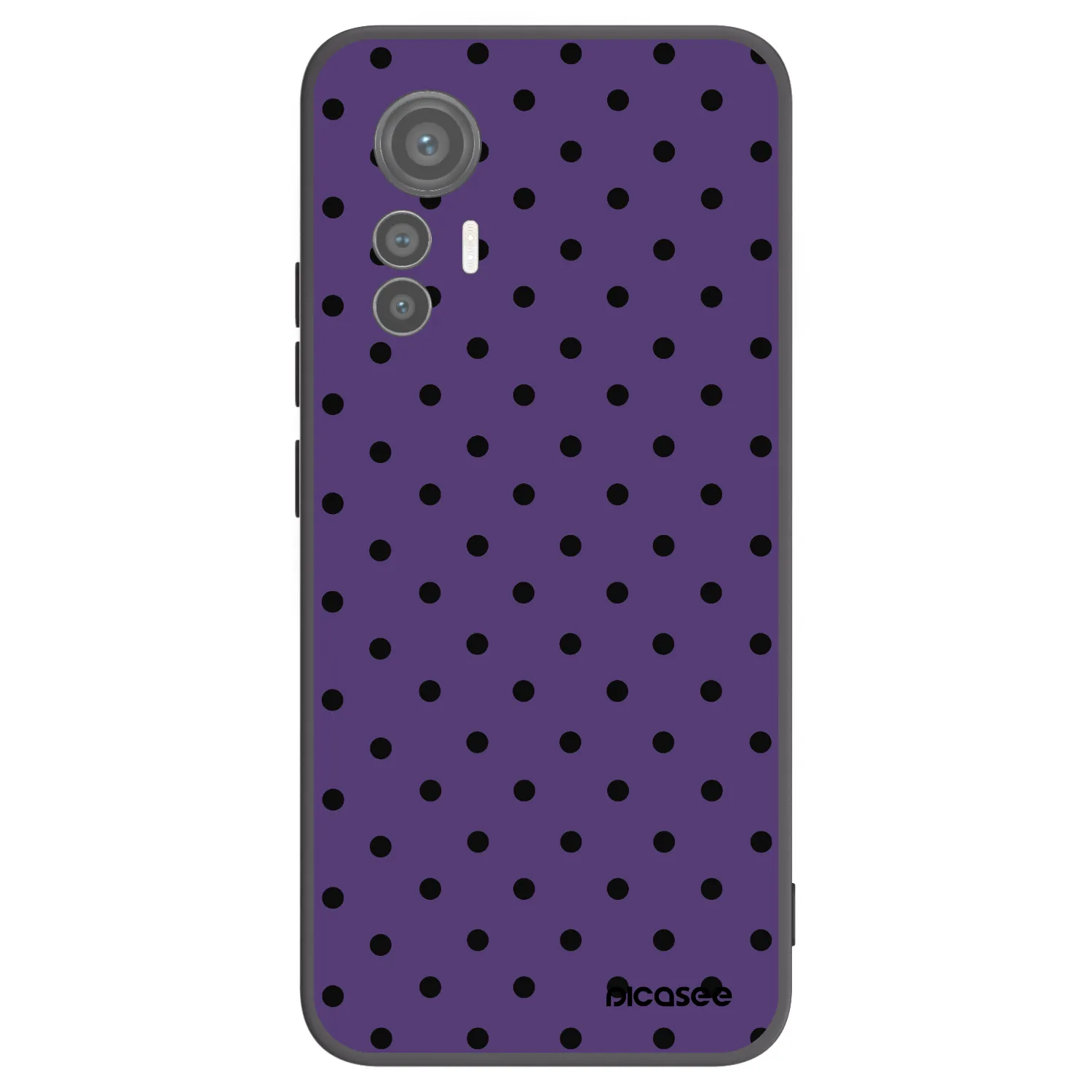 Picasee silikonowe czarne etui na Xiaomi 12 Lite - Flickers 2