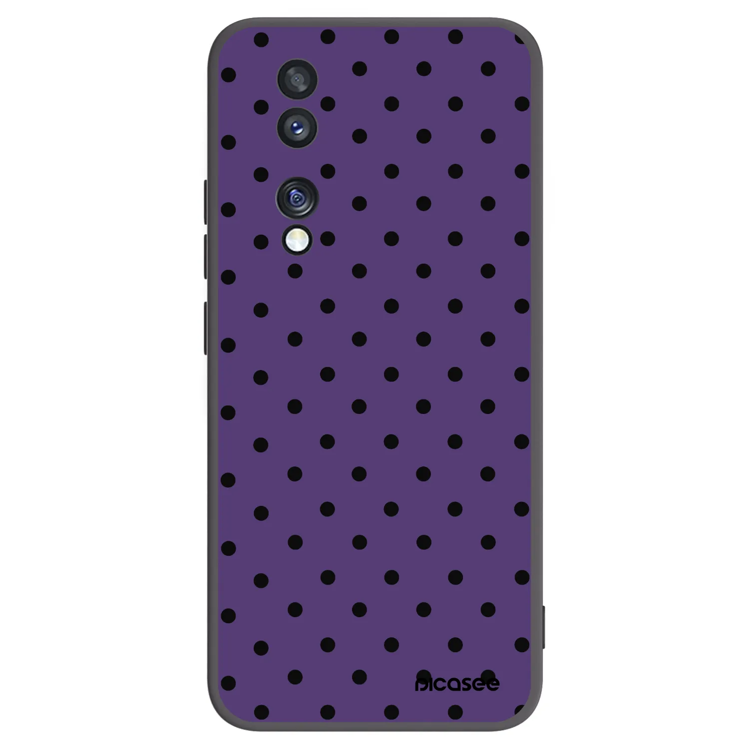 Picasee silikonowe czarne etui na Honor 70 - Flickers 2