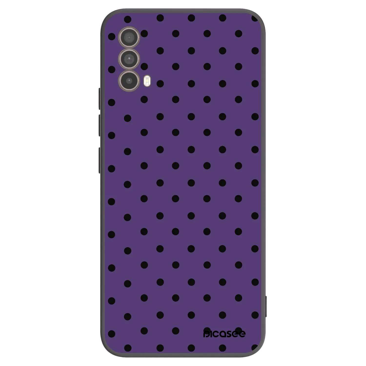 Picasee silikonowe czarne etui na Motorola Moto E40 - Flickers 2