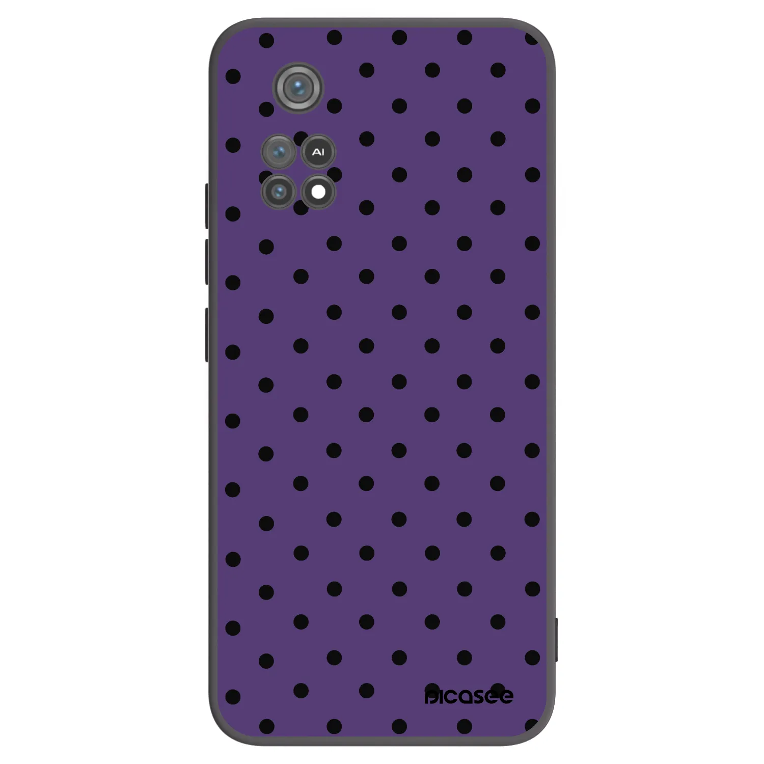 Picasee silikonowe czarne etui na Xiaomi Poco M4 Pro - Flickers 2