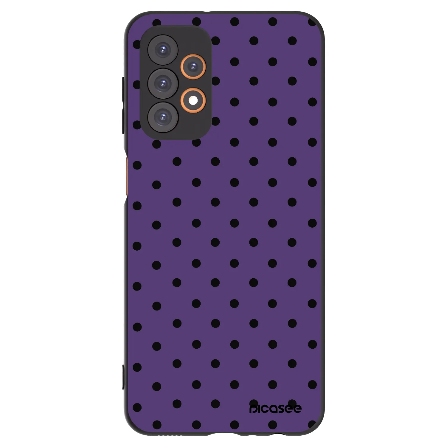Picasee silikonowe czarne etui na Samsung Galaxy A23 A236B 5G - Flickers 2
