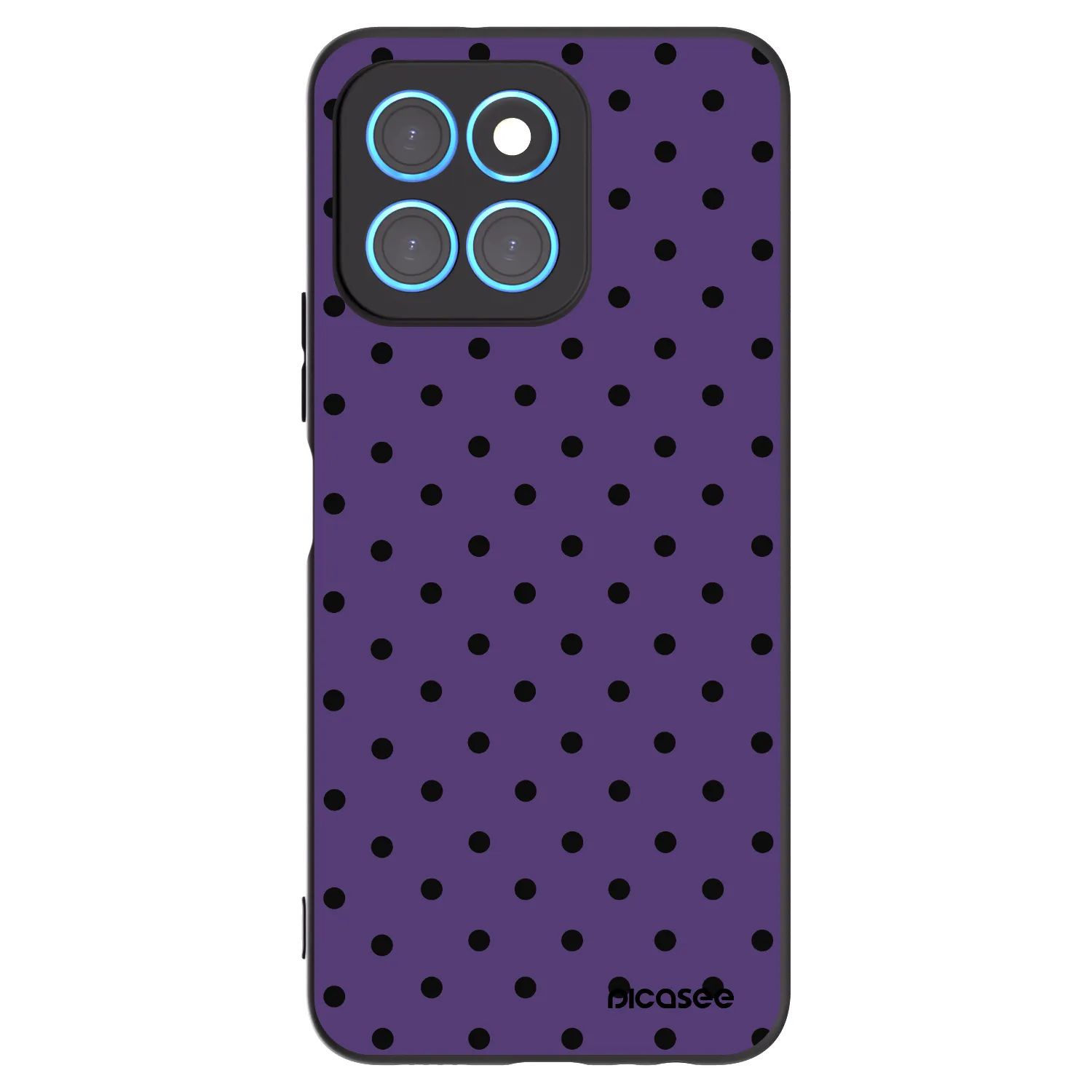 Picasee silikonowe czarne etui na Honor X6 - Flickers 2